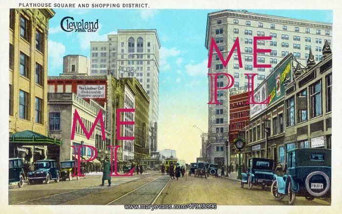 : Playhouse Square and Shopping District, Cleveland, Ohio, USA