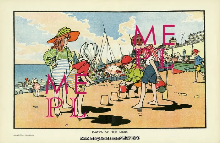 : Playing on the Beach : Playing on the Beach