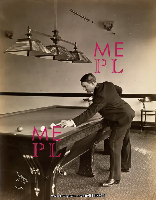 : Playing billiards : Playing billiards