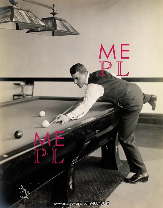 : Playing billiards : Playing billiards