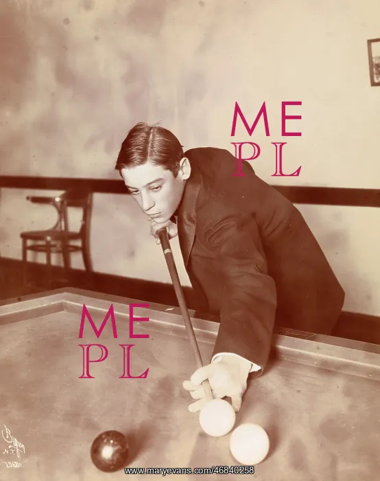 : Playing billiards : Playing billiards