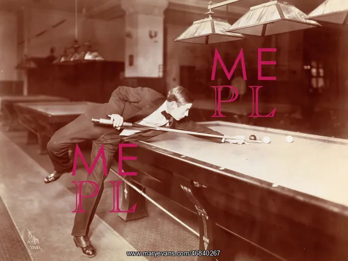 : Playing billiards : Playing billiards