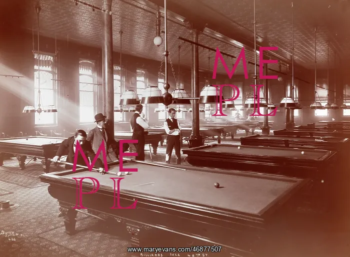 : Playing billiards : Playing billiards