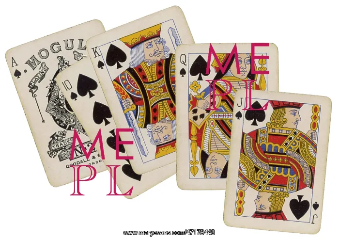  : Playing cards: spades