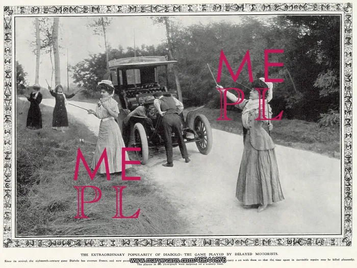 : Playing Diabolo while the motor gets mended 1907 : Playing Diabolo while the motor gets mended 1907