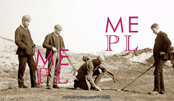 : Playing golf at St. Andrew, Scotland : Playing golf at St. Andrew, Scotland