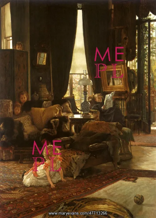 : Playing Hide and Seek, by Tissot : Playing Hide and Seek, by Tissot