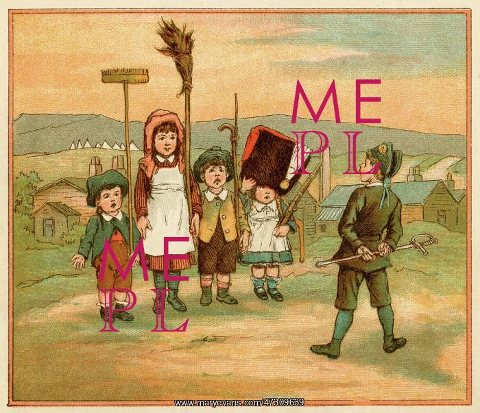 : PLAYING AT SOLDIERS / 1890 : PLAYING AT SOLDIERS / 1890