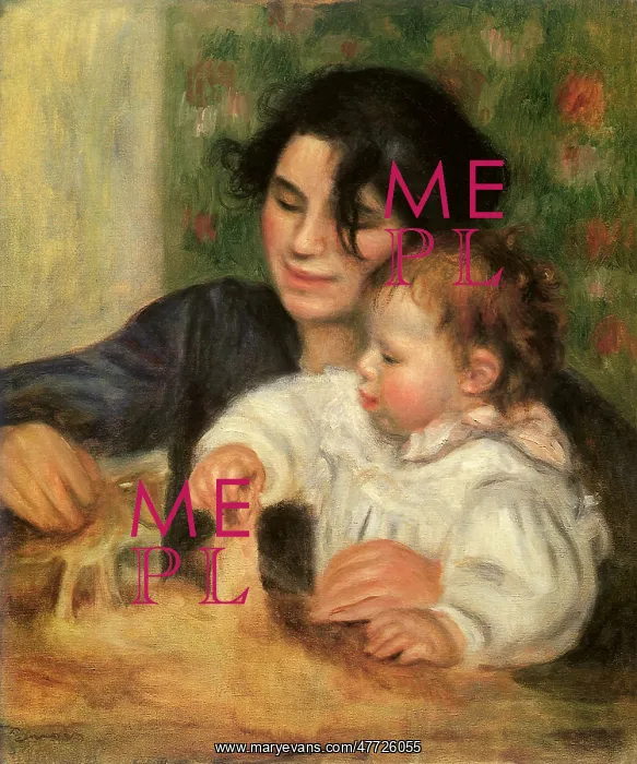  : Playing Together, by Renoir