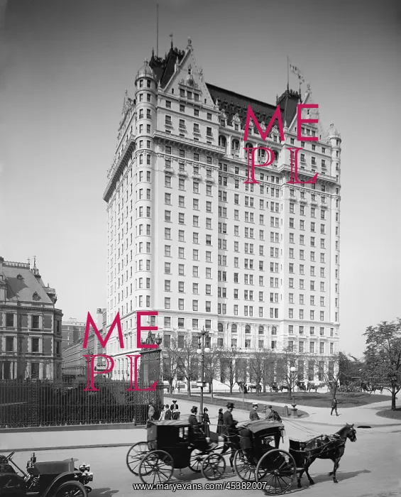 : The Plaza Hotel photographed from the corner : The Plaza Hotel photographed from the corner