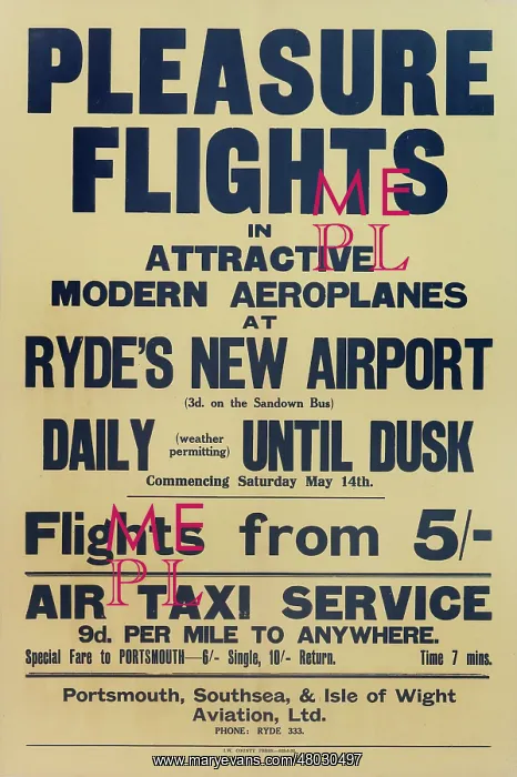 : Pleasure Flights Poster : Pleasure Flights Poster