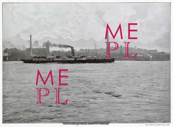 : Pleasure Steamer at Woolwich, London : Pleasure Steamer at Woolwich, London