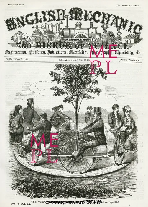 : Pleasure velocipede 1869 : Pleasure velocipede 1869