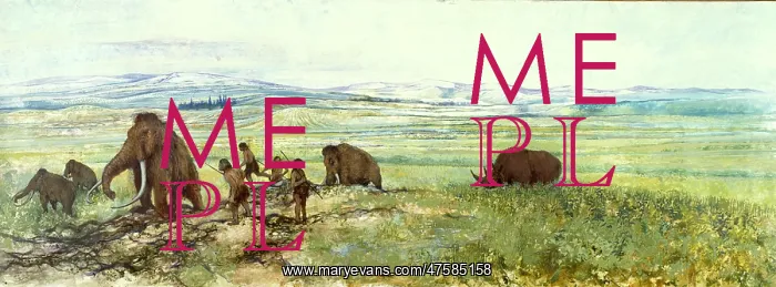 : Pleistocene hunters, wider view : Pleistocene hunters, wider view