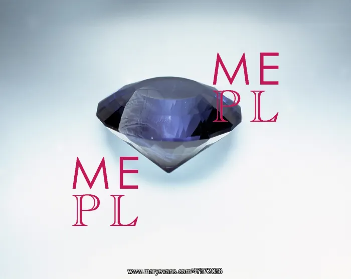 : Pleochroism in an iolite cut stone : Pleochroism in an iolite cut stone