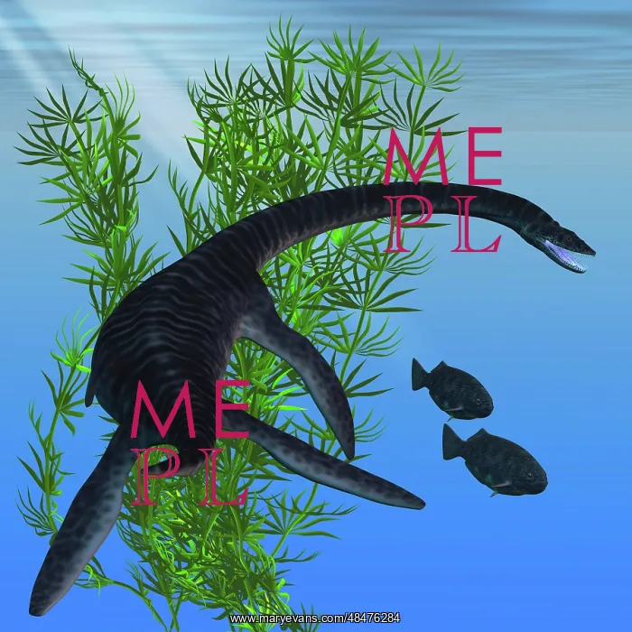 : A Plesiosarus dinosaur of the Jurassic Era : A Plesiosarus dinosaur of the Jurassic Era