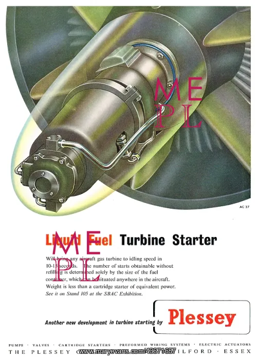 : Plessey Aero Engine Starters : Plessey Aero Engine Starters