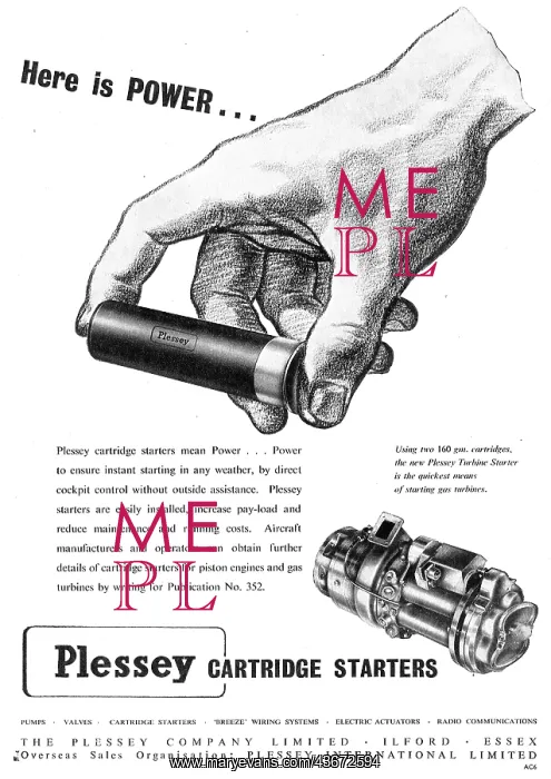 : Plessey Cartridge Starters : Plessey Cartridge Starters