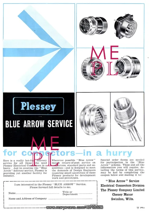 : Plessey Electrical Components. Connectors : Plessey Electrical Components. Connectors