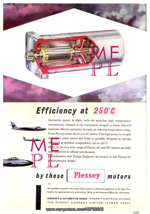: Plessey Electrical Components. Electric Motors : Plessey Electrical Components. Electric Motors