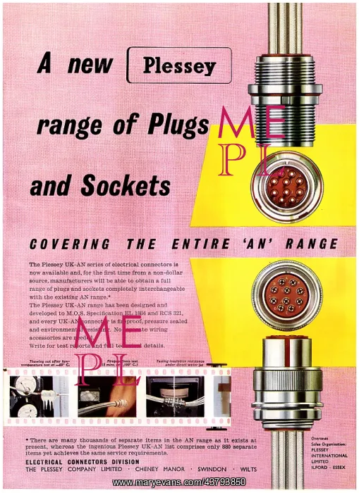 : Plessey Electrical Components. Plugs & Sockets : Plessey Electrical Components. Plugs & Sockets