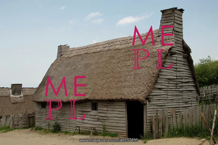 : Plimoth Plantation or Historical Museum. English village. Pl : Plimoth Plantation or Historical Museum. English village. Pl