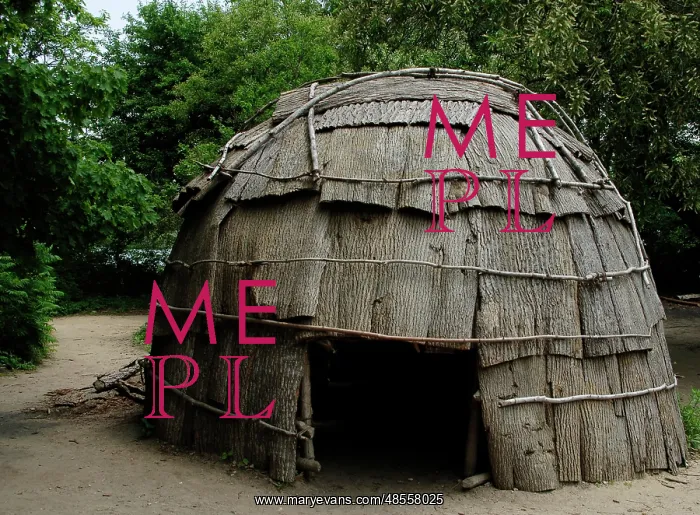 : Plimoth Plantation or Historical Museum. Hut. Plymouth. Mass : Plimoth Plantation or Historical Museum. Hut. Plymouth. Mass