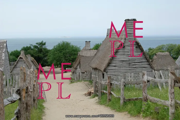 : Plimoth Plantation or Historical Museum. English village. Pl : Plimoth Plantation or Historical Museum. English village. Pl
