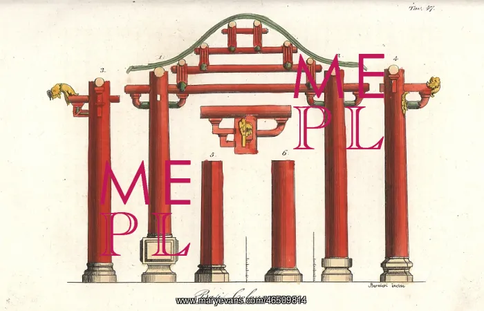 : Plinths and columns from Chinese architecture : Plinths and columns from Chinese architecture