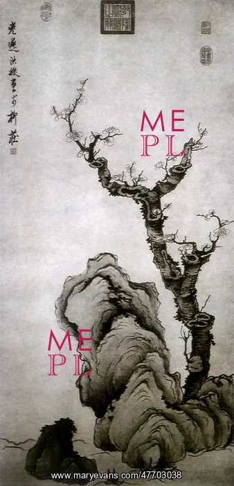  : Plum Tree and Rocks