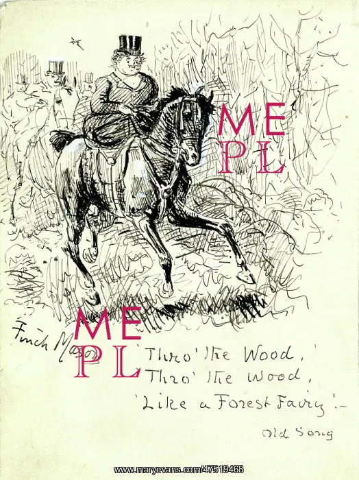 : Plump lady riding a horse : Plump lady riding a horse