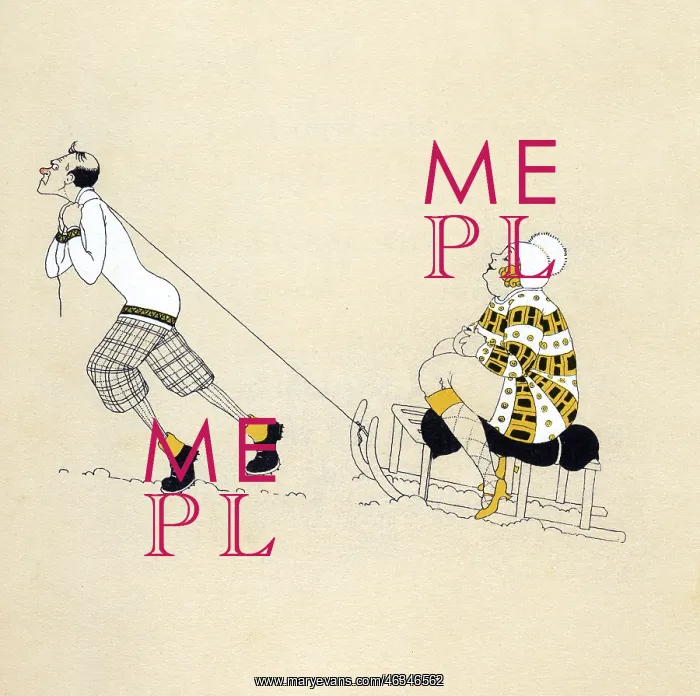 : PLUMP WOMAN ON SLEDGE : PLUMP WOMAN ON SLEDGE