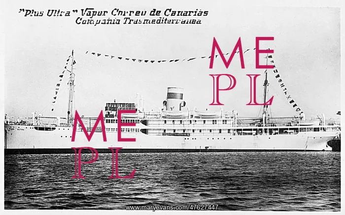  : Plus Ultra steamer, Canary Islands