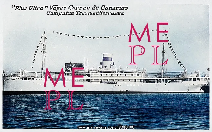  : Plus Ultra steamer, Canary Islands