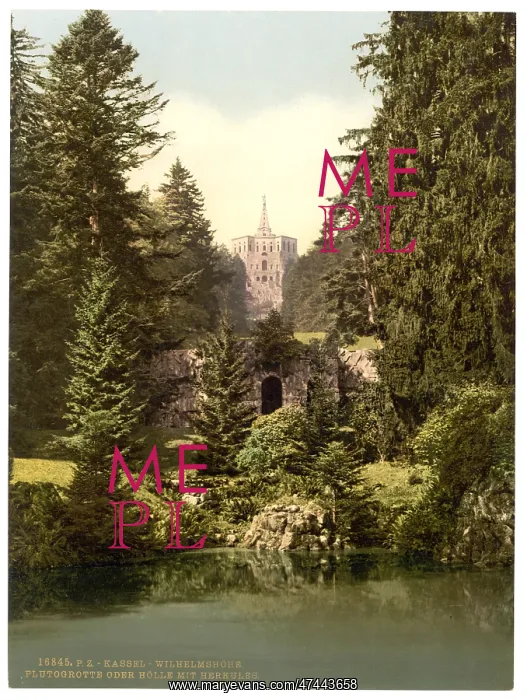 : Pluto Grotto and Hercules, Wilhelmshohe, Cassel (i.e.Kassel) : Pluto Grotto and Hercules, Wilhelmshohe, Cassel (i.e.Kassel)