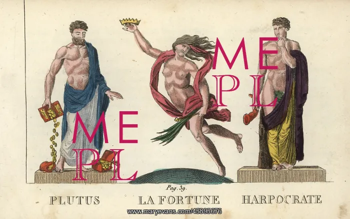 : Plutus, Fortuna and Harpocrates : Plutus, Fortuna and Harpocrates
