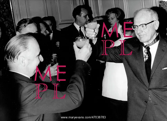 : PM Georges Pompidou and Avery Brundage, Olympics : PM Georges Pompidou and Avery Brundage, Olympics