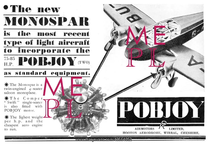  : Pobjoy Aero Engines