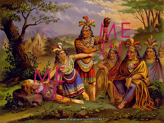 : Pocahontas Saving John Smith, 1607 : Pocahontas Saving John Smith, 1607
