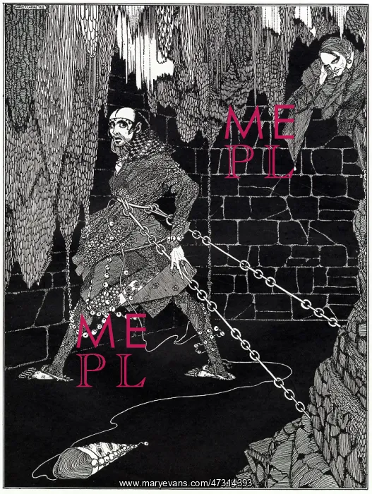 : POE, CASK OF AMONTILLADO, Harry Clarke : POE, CASK OF AMONTILLADO, Harry Clarke