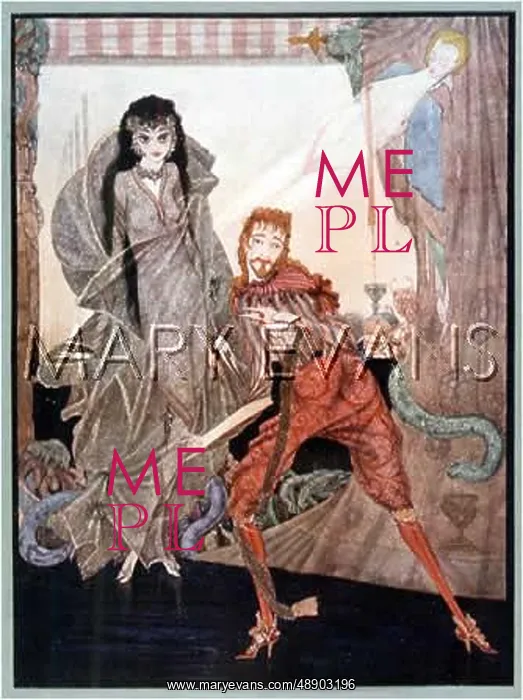 : POE, LIGEIA, Harry Clarke : POE, LIGEIA, Harry Clarke