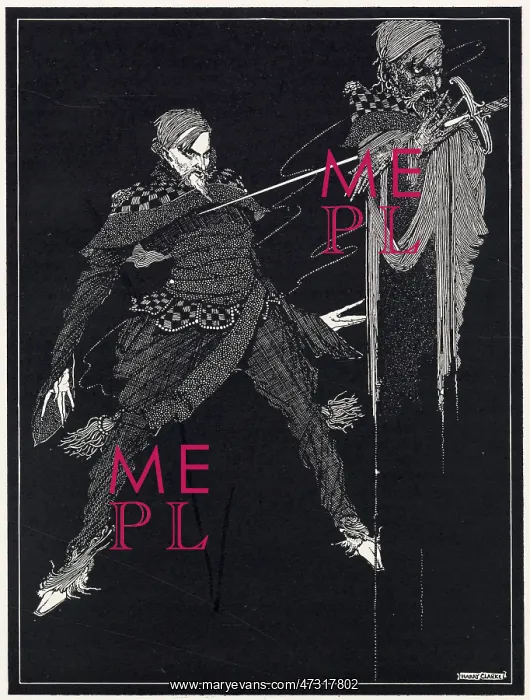 : POE, WILLIAM WILSON, Harry Clarke : POE, WILLIAM WILSON, Harry Clarke