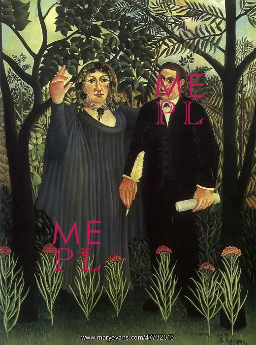 : The Poet and His Muse, by Henri Rousseau : The Poet and His Muse, by Henri Rousseau