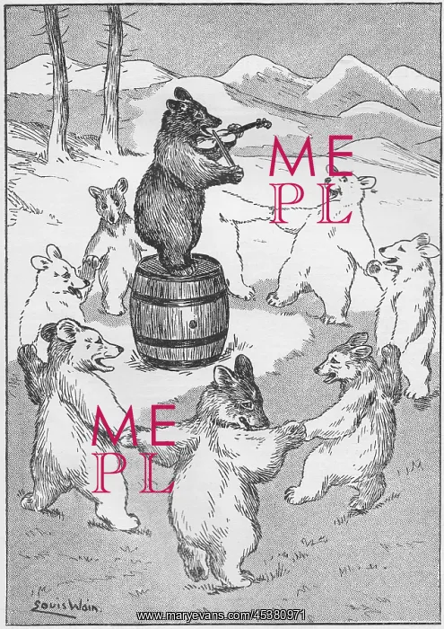 : Polar bears dancing in a ring : Polar bears dancing in a ring
