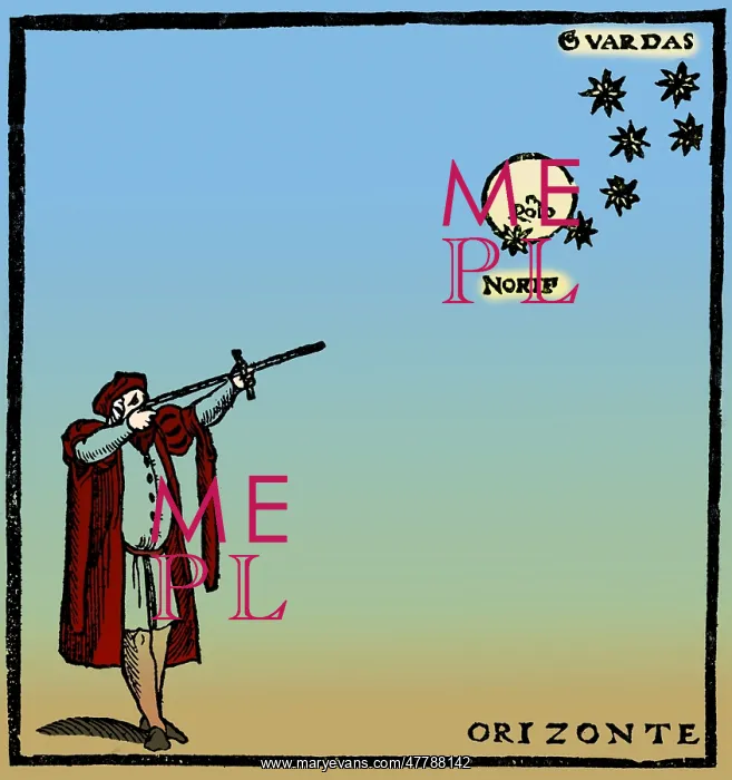 : Pole Star Sight with Cross-staff, 1552 : Pole Star Sight with Cross-staff, 1552