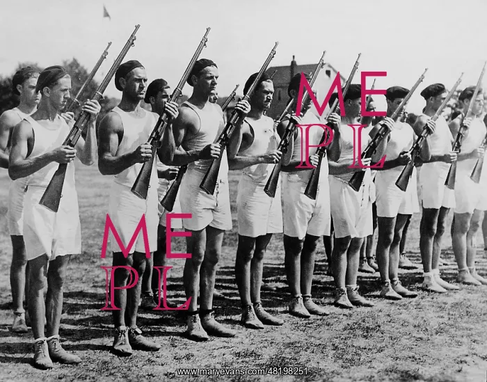  : Police applicants during their training, 1932