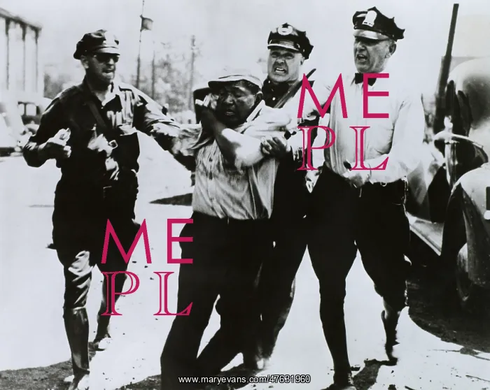 : Police Assault a Striker : Police Assault a Striker