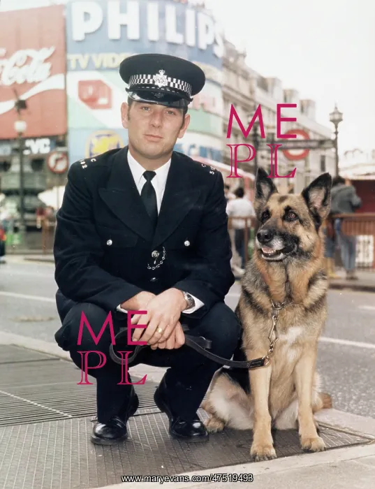 : Police dog handler : Police dog handler