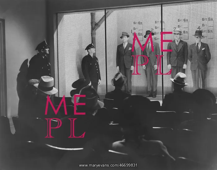 : Police line up : Police line up