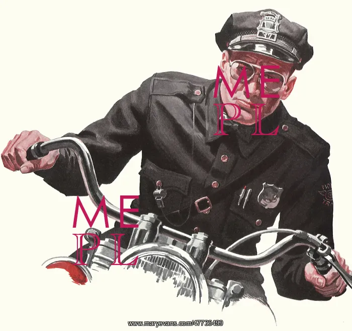  : Police Officer on Motorcycle